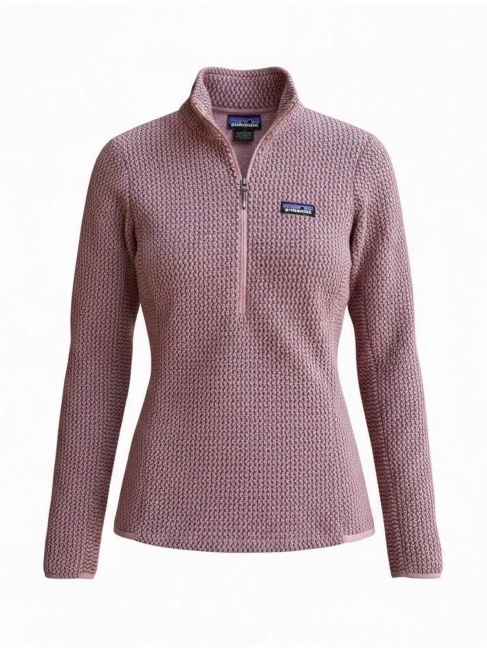Patagonia Women's R1 Air Zip Neck Fleece in Size Small S Pink Evening Mauve